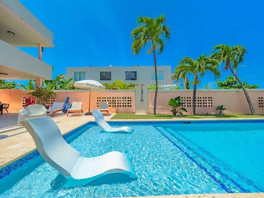 Palm Del Mar - 2 Beach Front Villas Combined - 14 Bedrooms Loiza Porto Rico